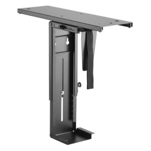 PROLEGEND PL-CPU500 ADJUSTABLE UNDER-DESK CPU MOUNT WITH SLIDING TRACK.
